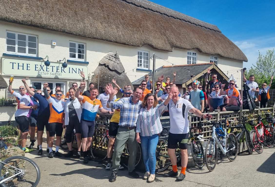 People Outside Pub